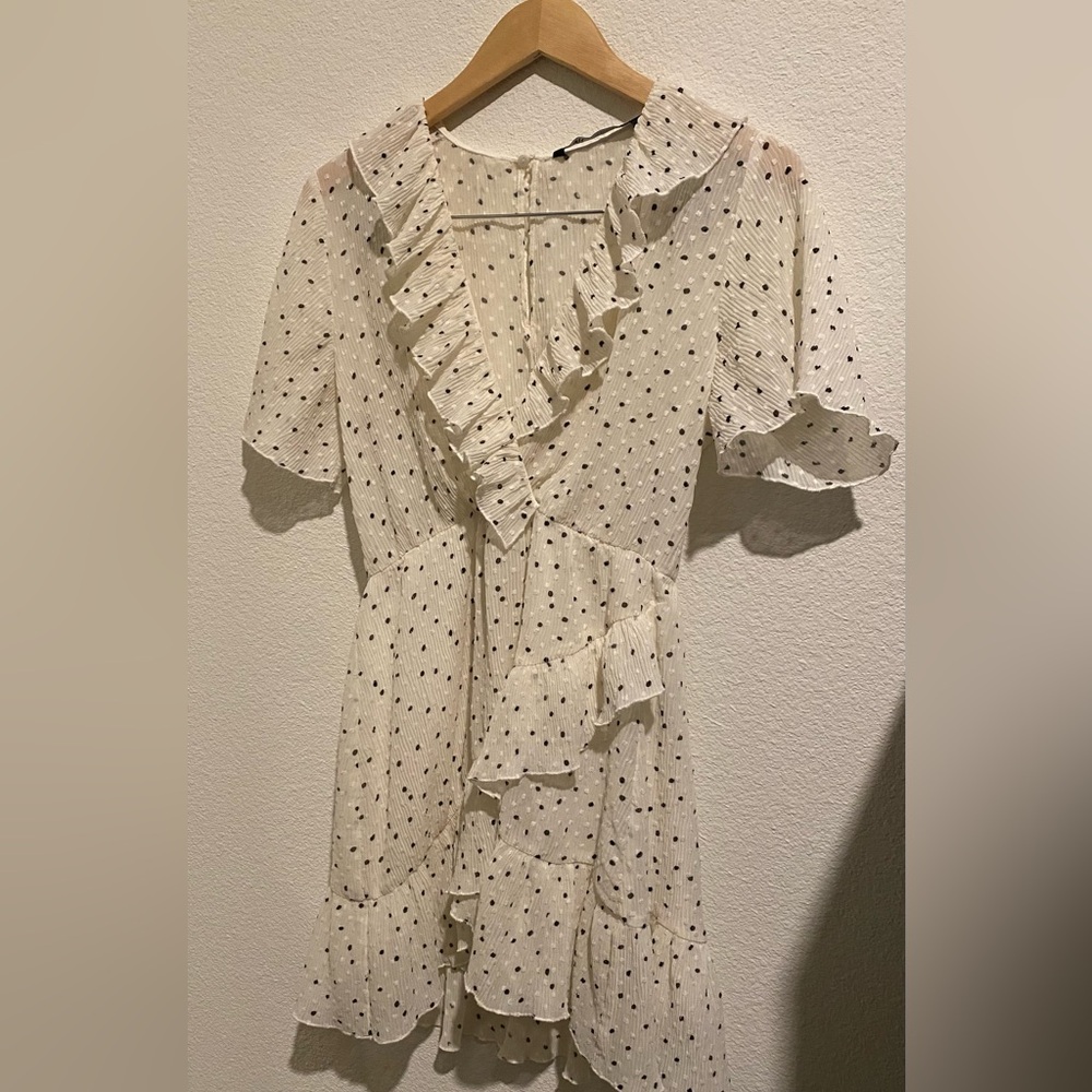 Zara polka dot dress